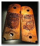 How it all started-A wide variety of hand carved and laser engraved wooden pieces