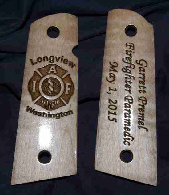 Custom Engraved Gun Grips Specializing in 1911 Models