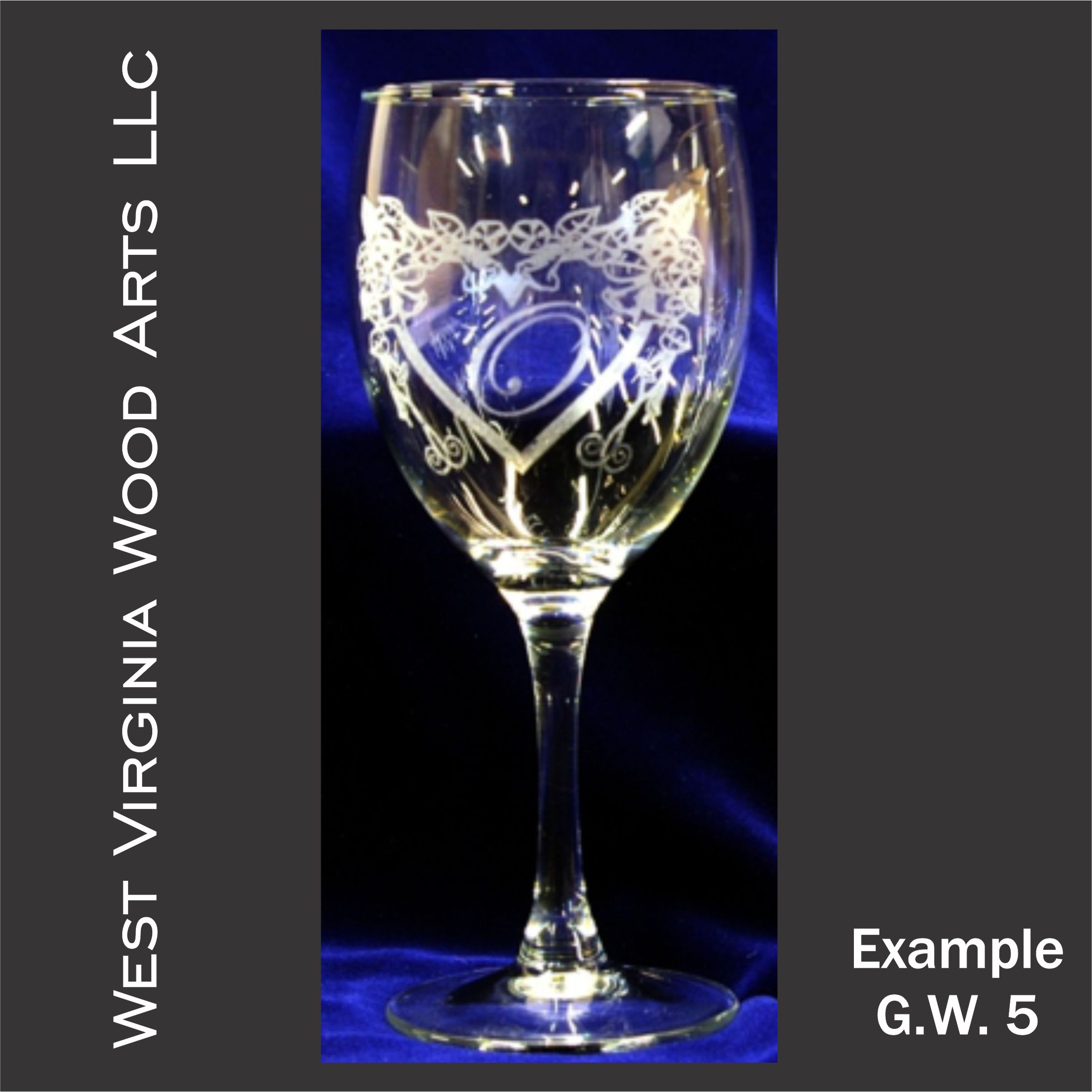 Custom Glassware Etched with Custom Designs
