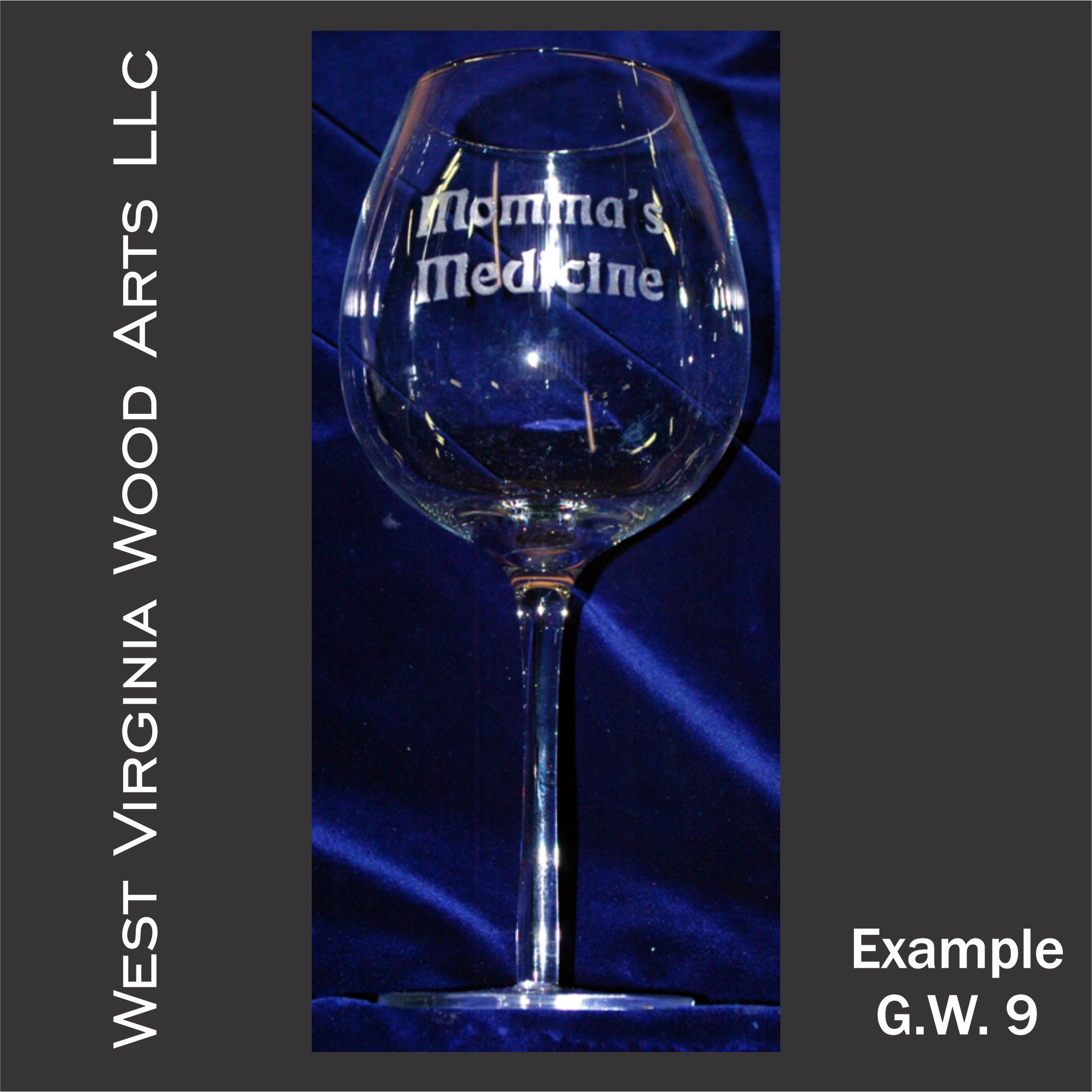 personalized glassware with wording only main link example