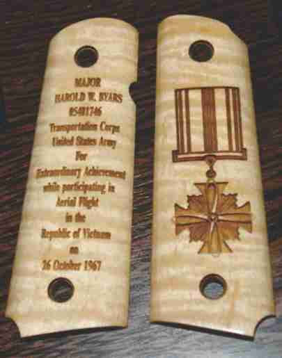 Distinguished Flying Cross From Vietnam Personalized For 45 ACP