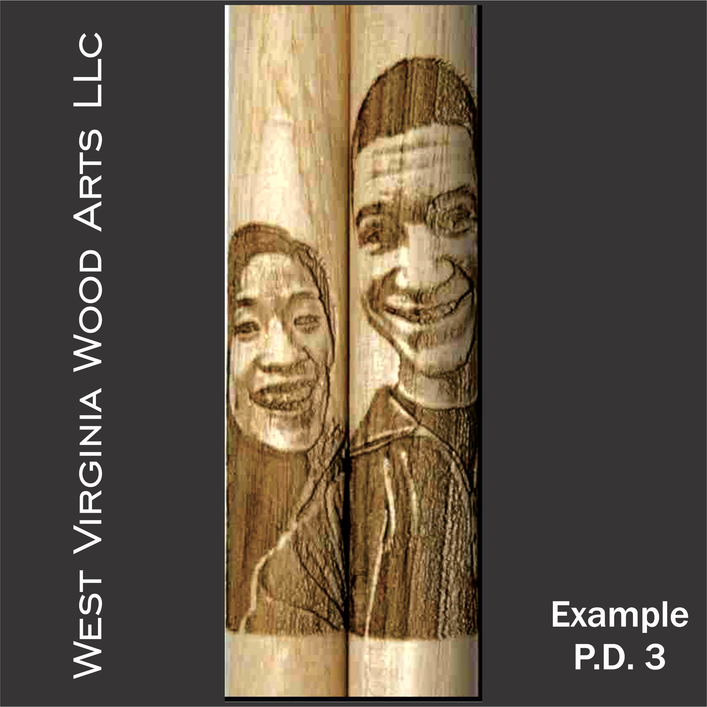 custom 5B drumstick set with couple engraved