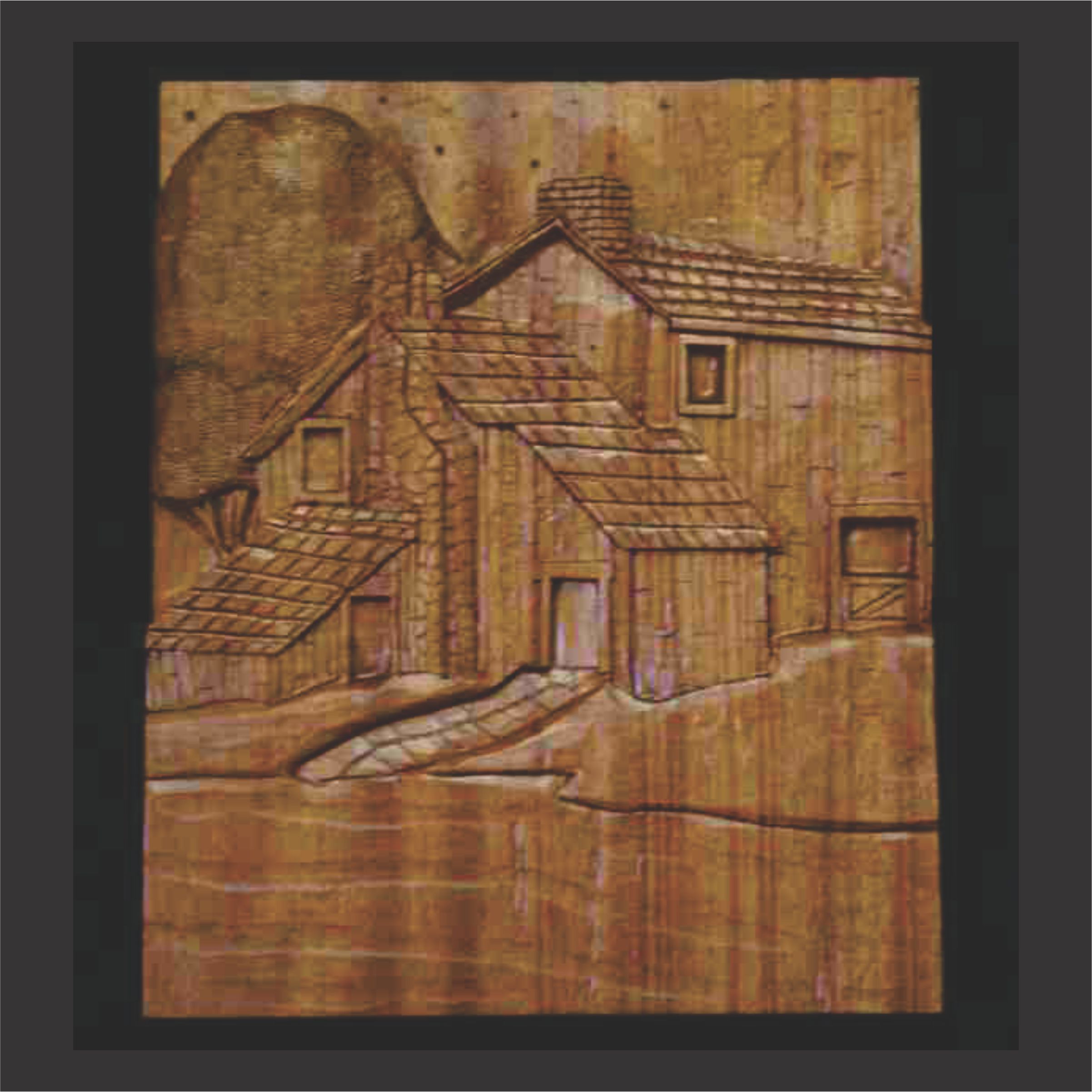 country hope wood carving by Ron Davidson